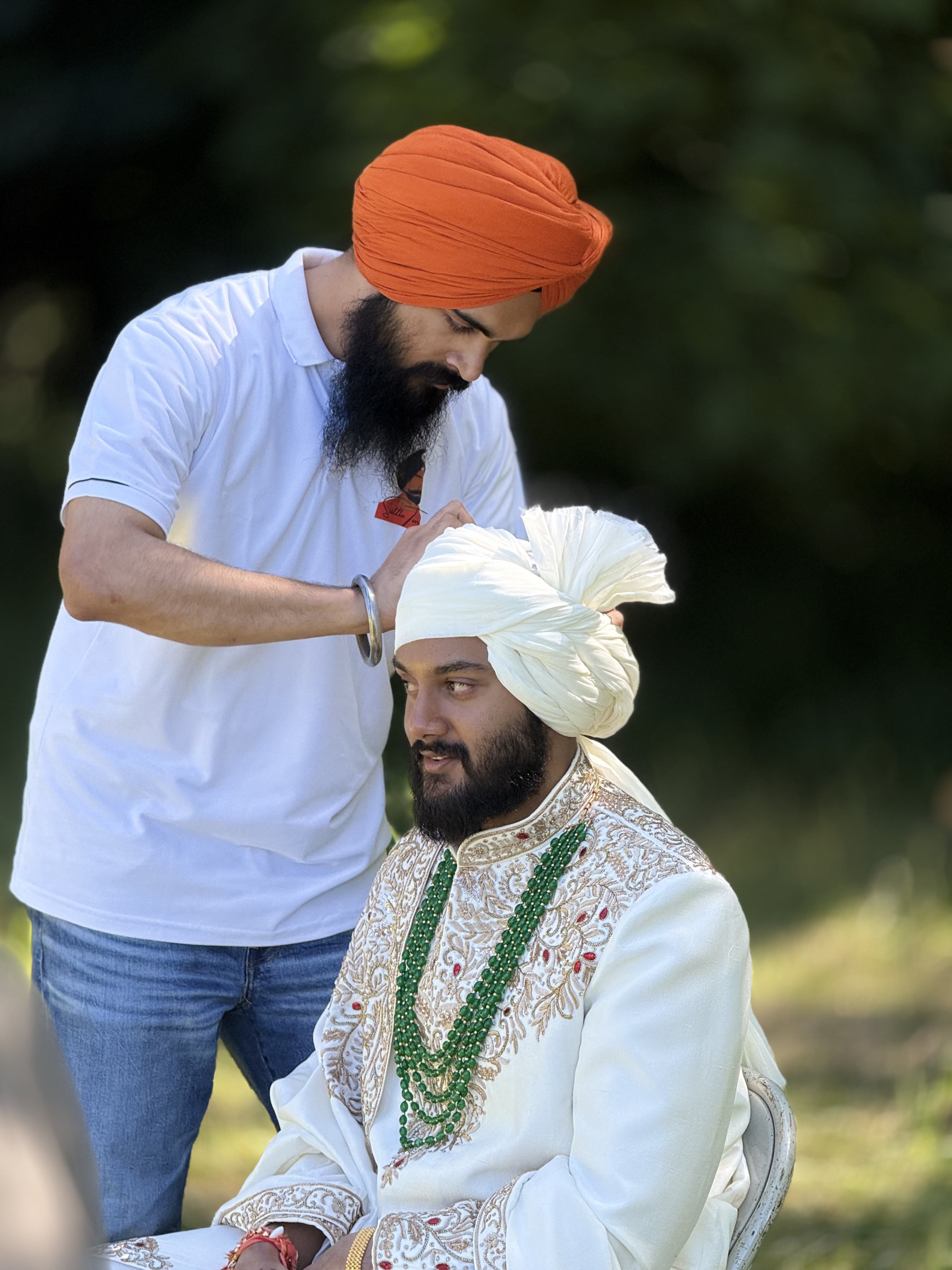 wedding turban tying by expert in USA 